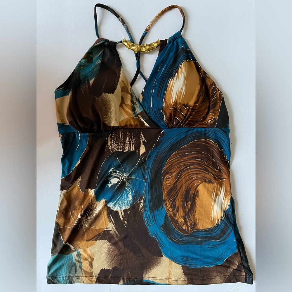 Spandex printed top